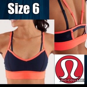 Lululemon Flip Your Dog Bra Size 6